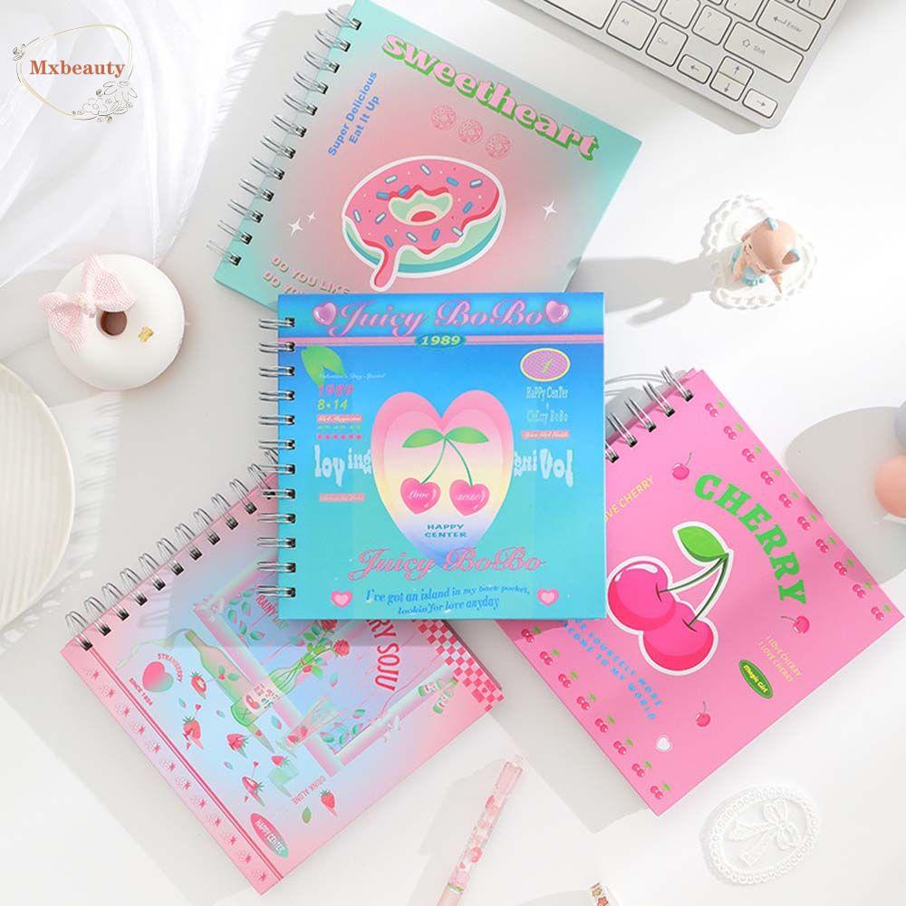 Mxbeauty Coil Notebook Portable Agenda Planner Line Halaman Dalam Kantor Sekolah Loose-Leaf Diary