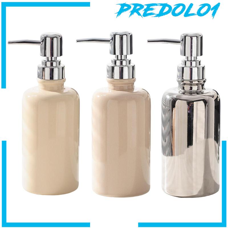 [Predolo1] Dispenser Sabun Dengan Pompa 380ml Wadah Cair Untuk Lotion Farmhouse Shampoo