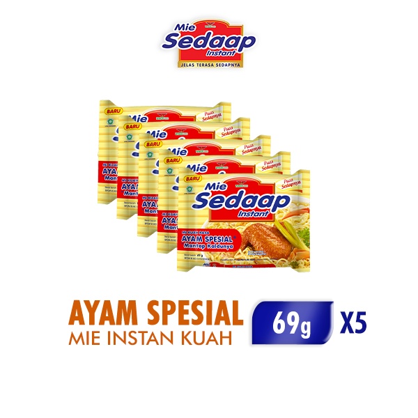 

Mie Sedaap Ayam Spesial 5 x 69 gr