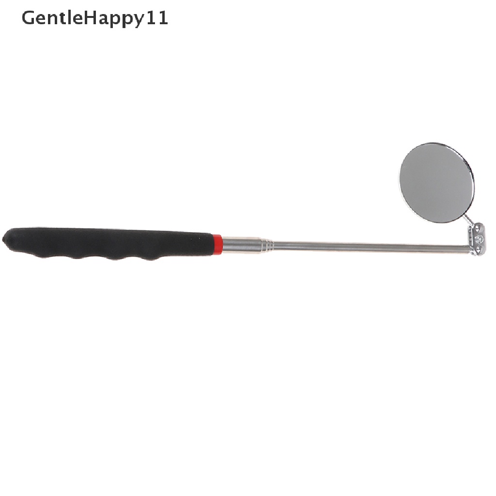 Gentlehappy 1Pc 50mm Cermin Bulat Inspeksi Lensa Deteksi Teleskopik Mobil360° Id Alat Perbaikan