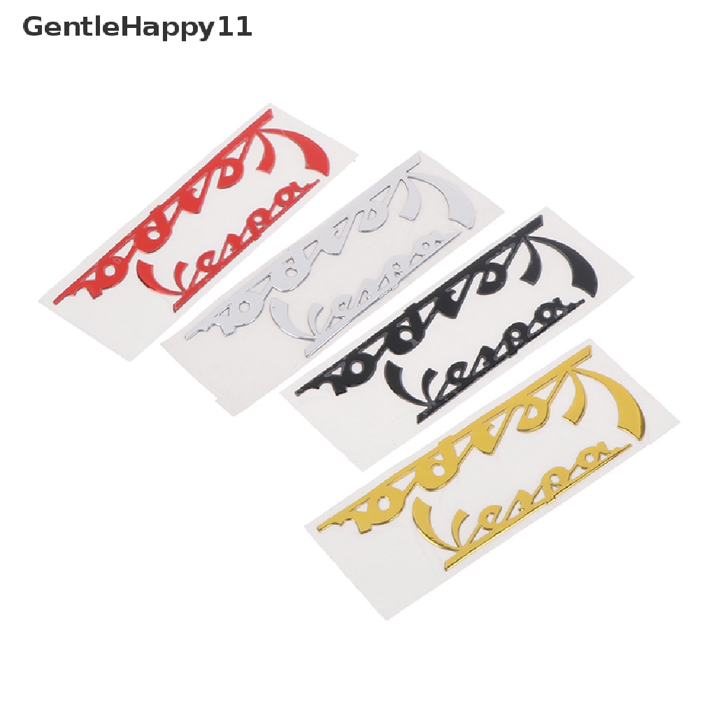 Gentlehappy Emblem Sticker Decal 3 Dimensi Untuk Vespa GTS300 GTV125 200 250 id