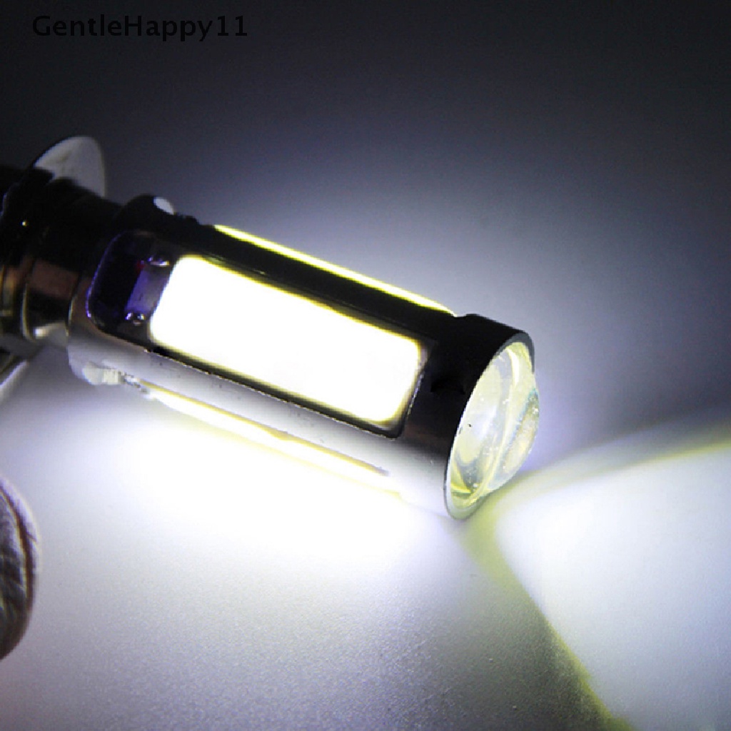 Gentlehappy 1X Putih cOB LED motor Sepeda/ATV headlight bulb Lampu Kabut H6M PX15d P15D25-1 E401 id