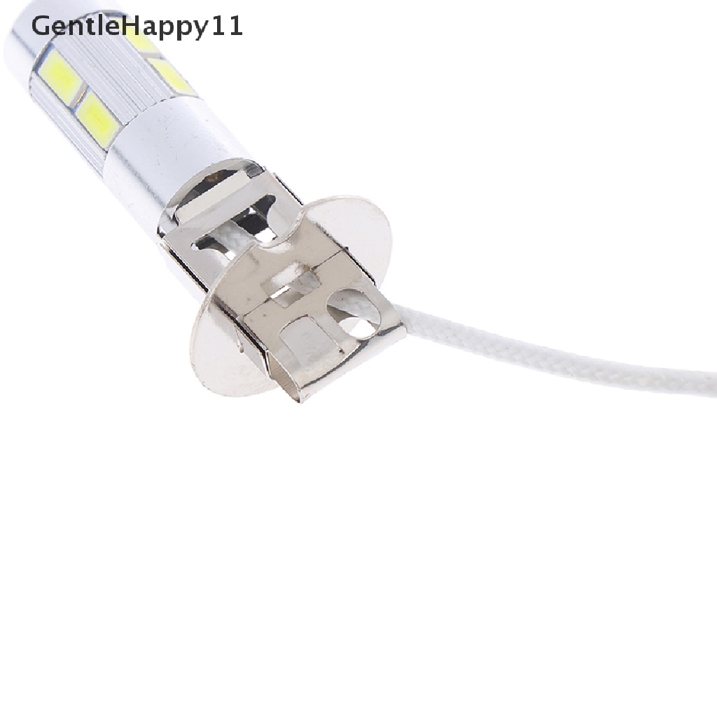 Lampu Bohlam LED Mobil GentleHappy 2X H3 50W 6000K High Power Putih id