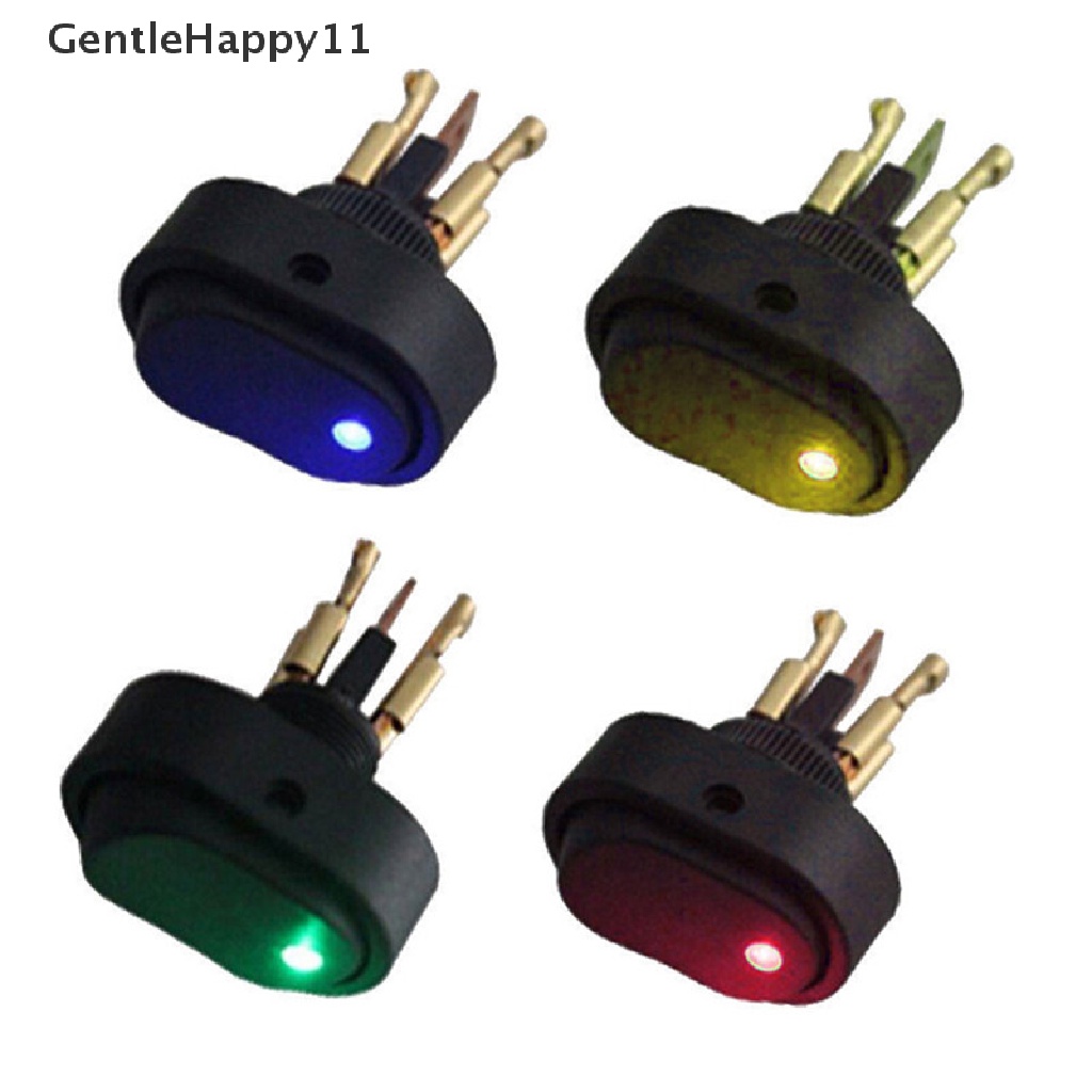 Gentlehappy Lampu LED 12V 30A Mobil Perahu Auto Rocker SPST Toggle Saklar ON/OFF id