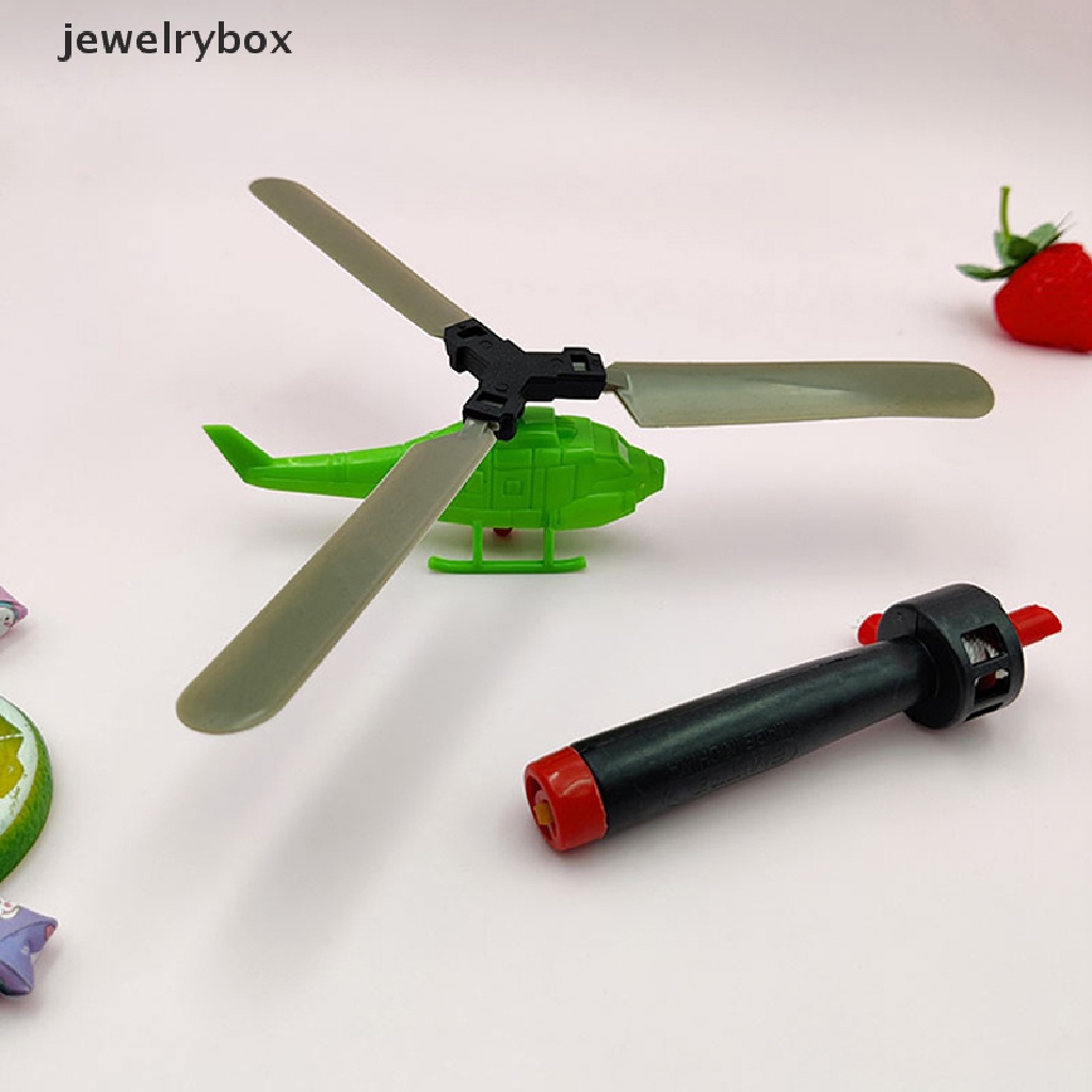 [jewelrybox] Pull Line Helikopter Lalat Serut Pesawat Kecil Permainan Luar Ruangan Mainan Edukasi Mainan Butik