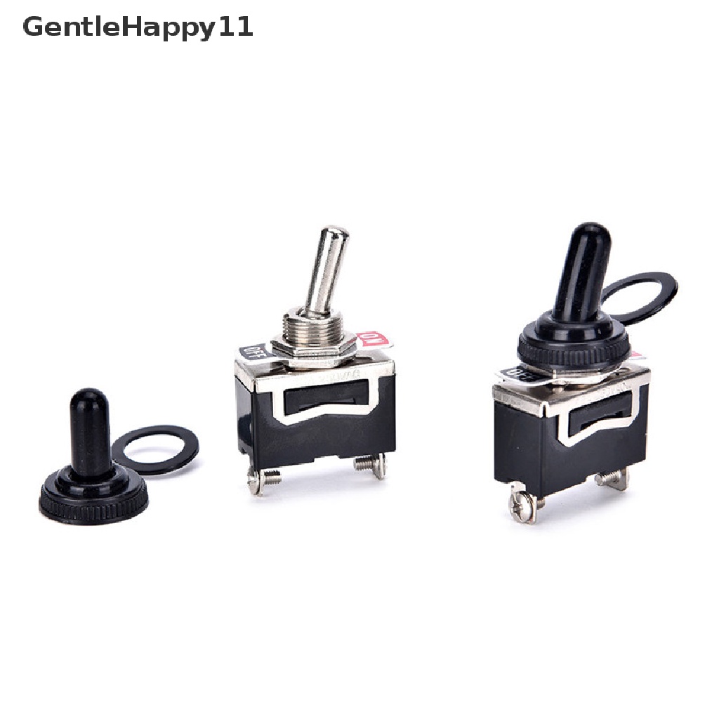 Gentlehappy SPST 2Pin Heavy Duty 20A 125V ON/OFF Rocker Toggle Switch Tahan Air Boot id