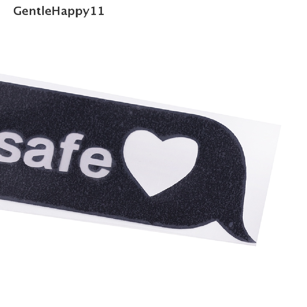 Gentlehappy 1Pc Drive Safe Tips Stiker Mobil Cermin Hias Tahan Air Decals Untuk Car id