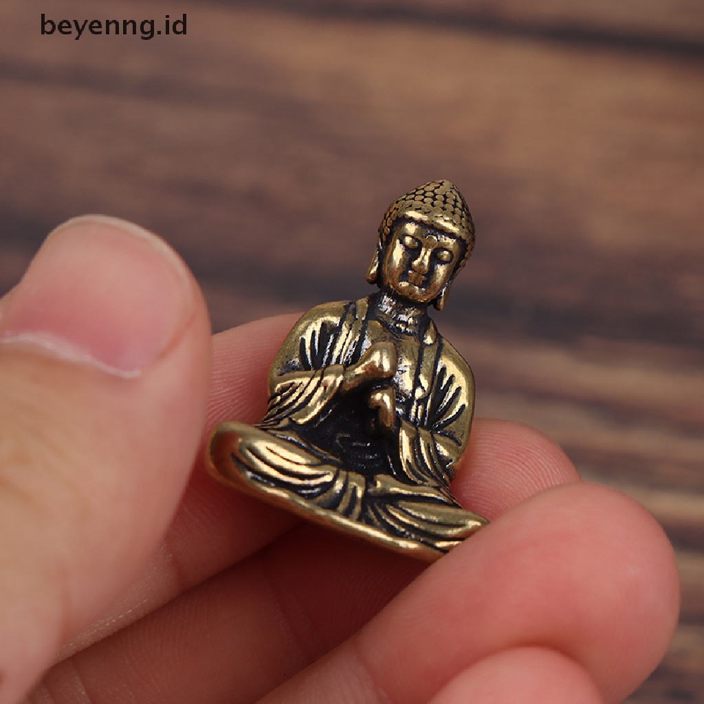 Beyen Maitreya Buddha Satue Taman Dekorasi Rumah Crafs Miniatur Fingure Hadiah ID