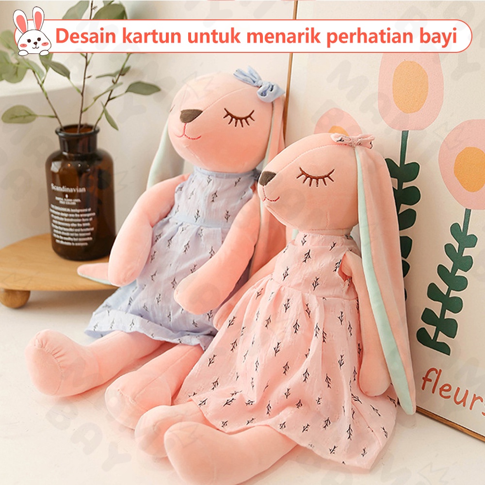 Mamibayi Boneka Bayi Kelinci Boneka Tidur Plush Rabbit Doll 35Cm