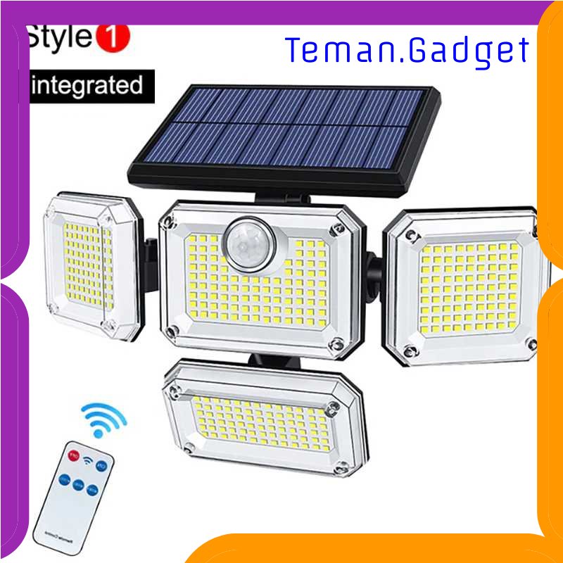 TG - LMP KIWONG Lampu Dinding Solar Sensor Gerak Outdoor Waterproof Cool White - KW-007