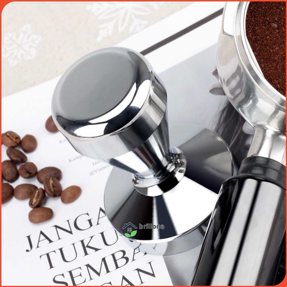 One Two Cups Tamper Kopi Espresso Flat Stainless Steel 51mm - SS51