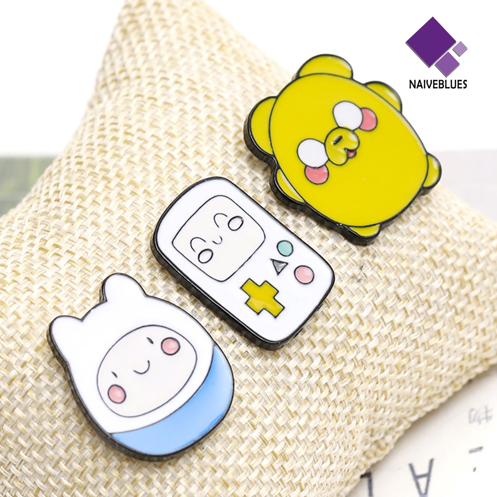 &lt; Naiveblues &gt; Bros Unisex Portable Adventure Time Figure Bros Fashion Untuk Pesta