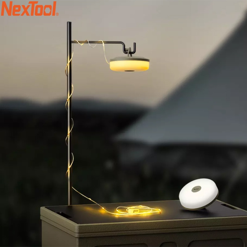 Xiaomi Nextool Camping LED Light Strip Atmosphere Lamp Rechargeable Portable Strip Fleksibel Warm White Lamp Untuk Dekorasi Kamar Tenda