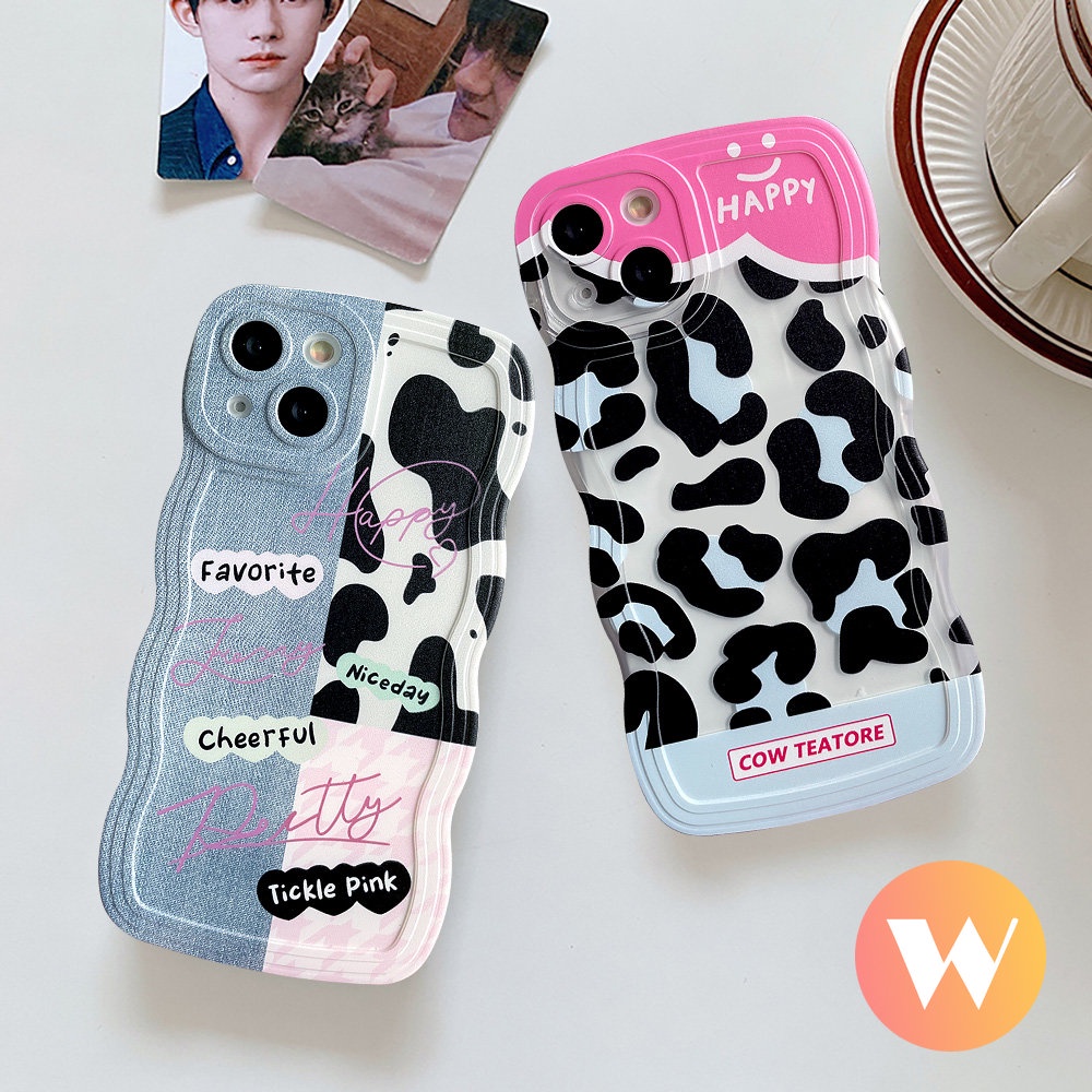 Denim Patch Leopard Print Case Infinix Smart 6 4 5 Plus Hot 12i 20s 11s NFC 10T 10Lite 10s 20 11s Hot 8 10 12 Pro 9 11 Play Note 12Pro 8 12 G96 12 2023 10Pro Wavy Edge Soft Cover