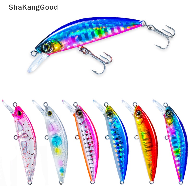 Skid 5cm 6g Fishing Lure Hardcore LG Ikan Kecil Berat 50S Wobbler Tenggelam Umpan Keras SKK