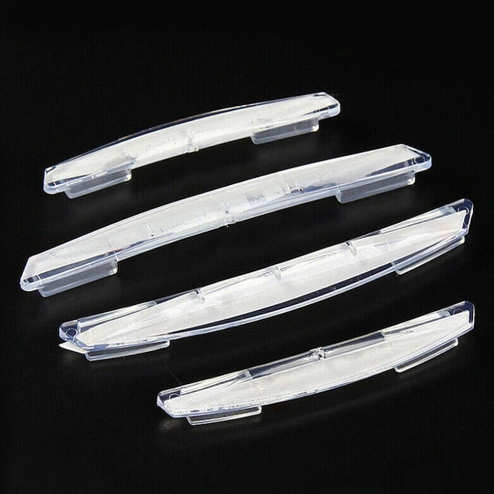 POPULAR 4pcs Stiker Mobil Universal Anti-Tabrakan Lis Molding Strip Perlindungan Mobil