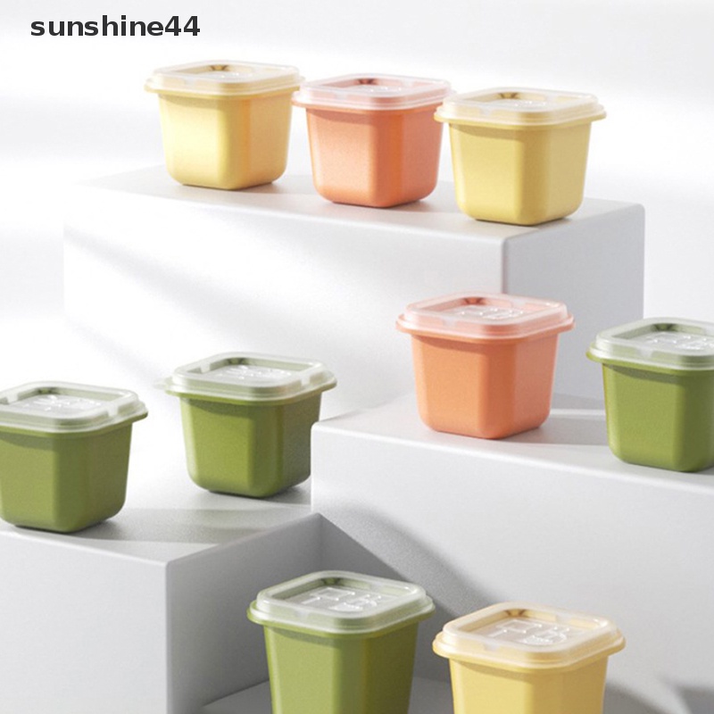 Sunshine Mandiri Es Batu Besar Ice Tray Cetakan Silikon Penyimpanan Rumah Membuat Ice Box ID