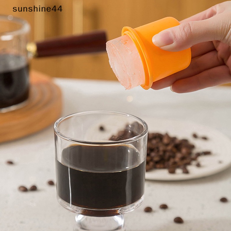 Sunshine Cetakan Es Batu Whiskey Cetakan Es Hoki Bulat Ice Ball Maker Mold Ice Cube Tray ID