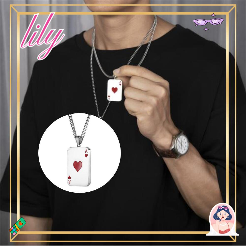 Lily Liontin Kalung Sweater Rantai Hadiah Untuk Wanita Pria Fashion Baru Trendy