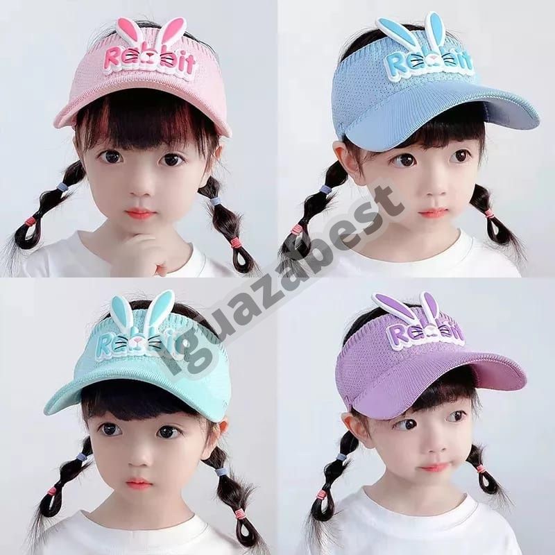 Topi Fashion Anak Rabbit Hat Sport Olahraga Fashion Girl Perempuan Kelinci