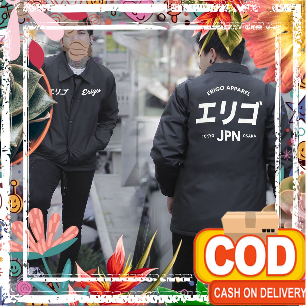 Jaket coach Windbreakers Original Distro Sweater hoodie prostreet jaket sunmori motor black edition 