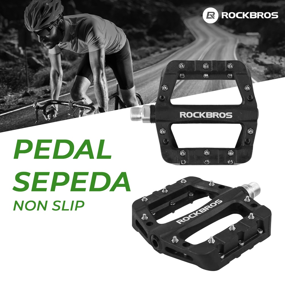 Pedal Sepeda MTB Mountain Non Slip - JT201 - Black