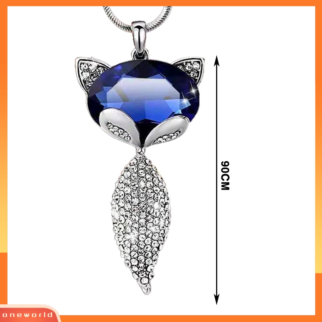 [EONE] Wanita Kalung Berlian Imitasi Bersinar Hias Tulip/Bunga Mawar Angsa/Busur Rumbai Pesona Dress-Up Beberapa Gaya Sweater Panjang Rantai Gaun Pesta Kalung Perhiasan Hadiah