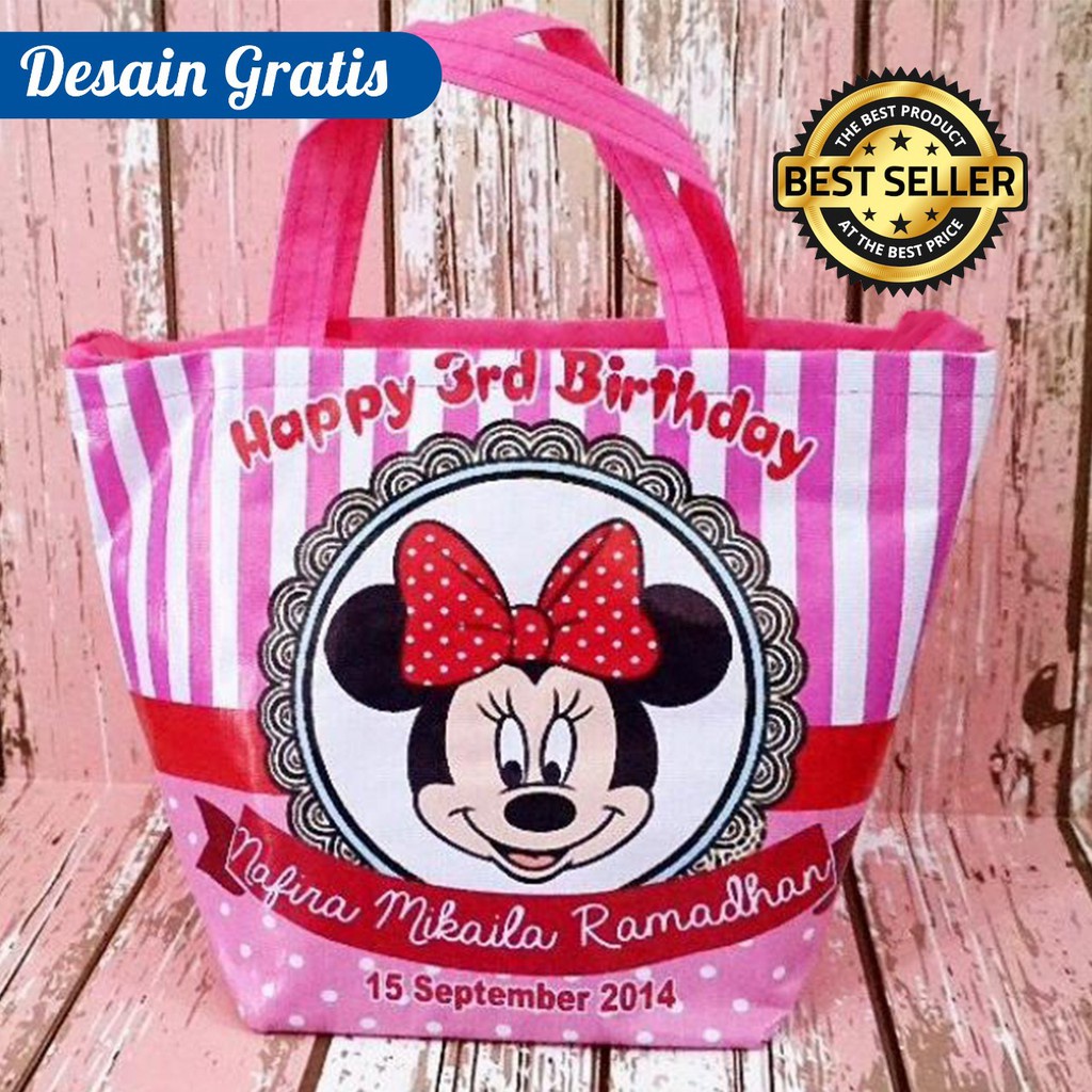 

PROMO Tas Ulang Tahun / Tas Ultah TERLARIS / Tas Souvenir / Desain Gratis