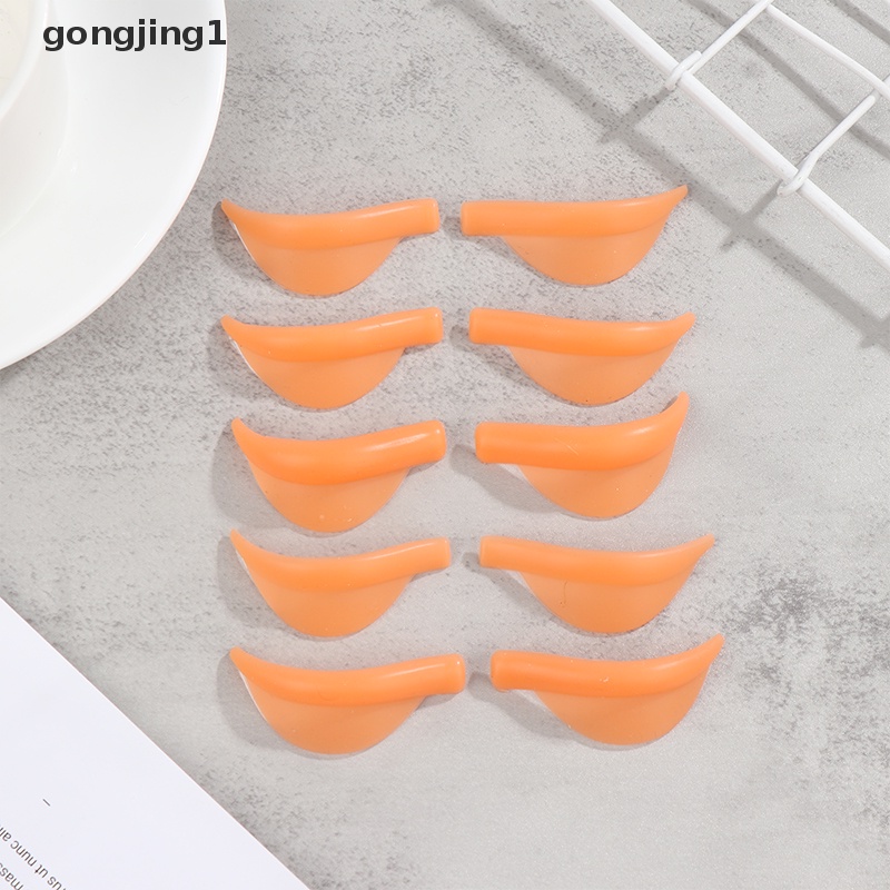 Ggg 5pasang/pak Silicone Eyelash Perm Pad Daur Ulang Bulu Mata Batang Penjepit Bulu Mata ID