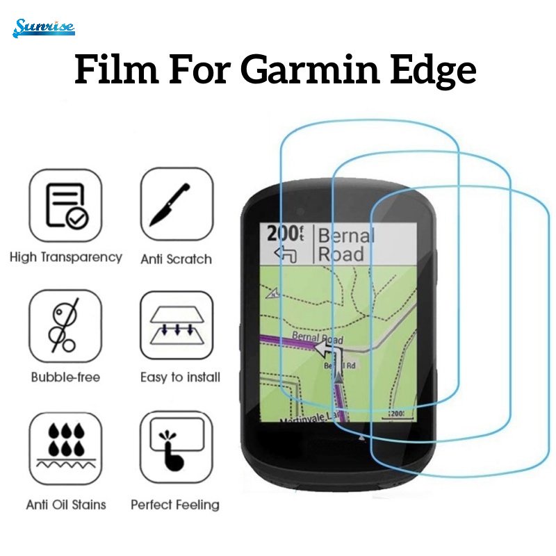 Clear HD High Quality Pelindung Layar Anti Debu Transparan Tahan Lama Waterproof Tempered Glass Film Pelindung Untuk Garmin Edge840 /540 /1040/Explore2