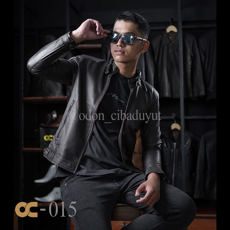 JAKET KULIT DOMBA/ KULIT PRIA ORIGINAL ODONCIBADUYUT OC-015