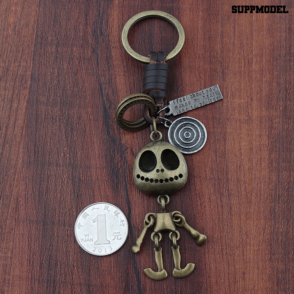 [SM Auto] Liontin Kunci Gaya Retro Miniatur Tengkorak Hias Mini Keychain Pendant Aksesoris Untuk Handbag