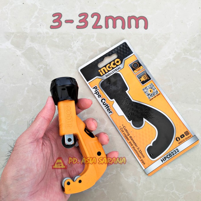 

Tube Pipe Cutter (3-32mm) INGCO HPC0232 Pemotong Pipa AC Tembaga Besi