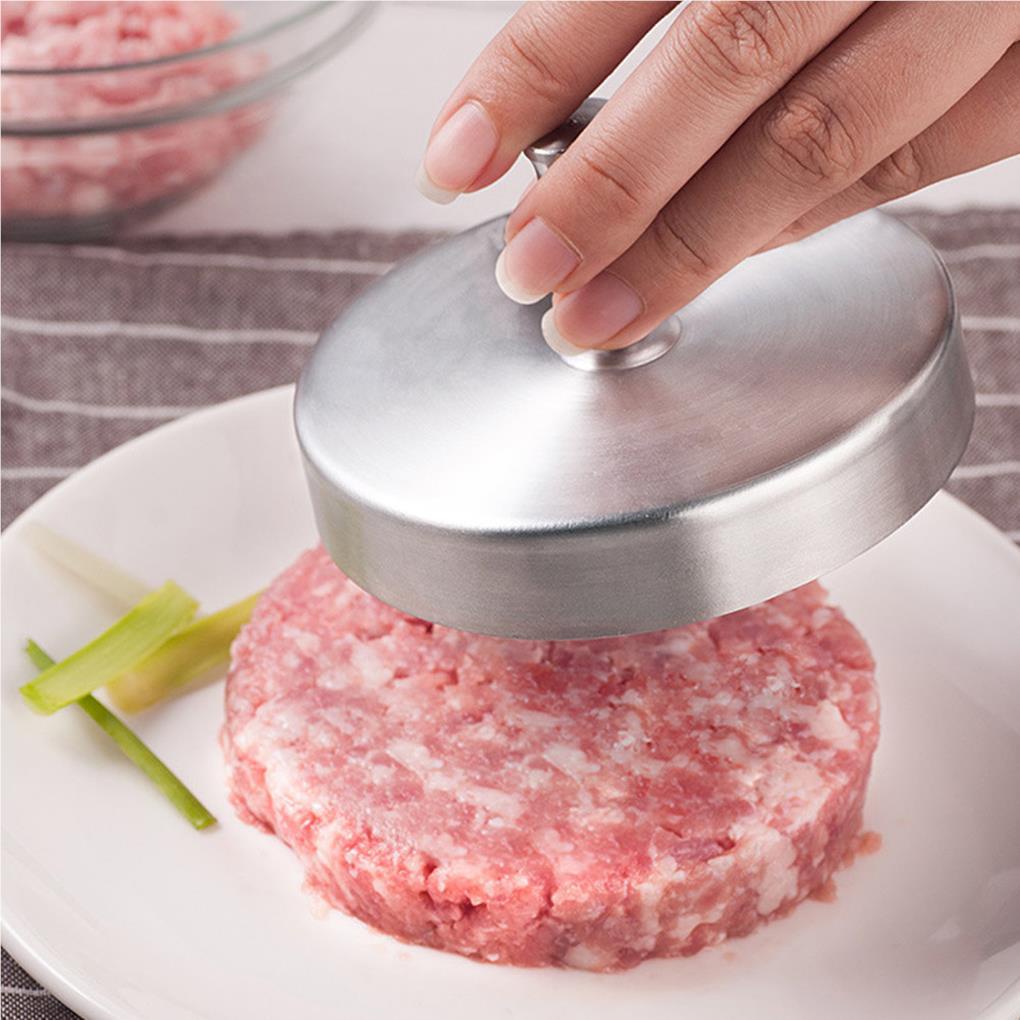 Stainless Steel Burger Press Hamburger Maker Cetakan Patty Anti Lengket Ideal Untuk Patties