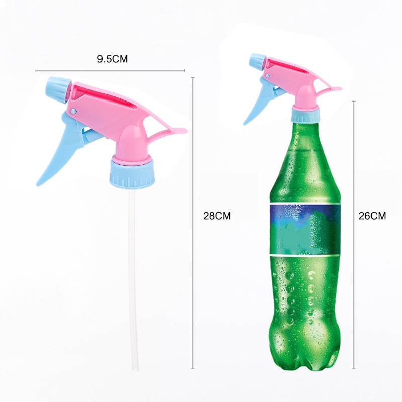 Kepala Semprotan Plastik Botol Spray Serbaguna Trigger Nozzle Pengganti Kepala Sprayer Plastik Untuk Botol Kaca Atau Plastik Universal Sprayer Hand Watering Nozzle (Bukan Botol)