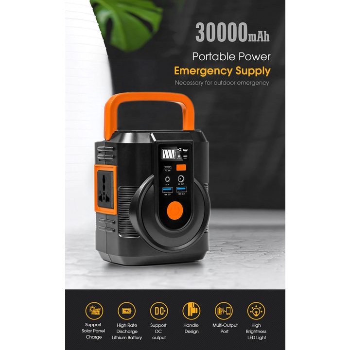 ENIKOL ATP-B88 Portable Power Station 30000 mAh 220V 150W EU Plug