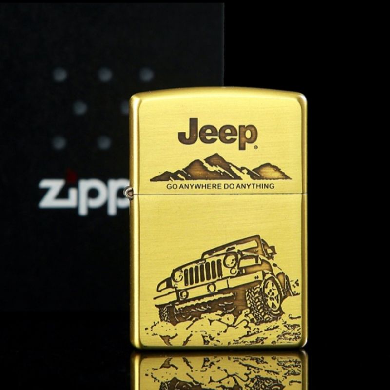 Zippo Motif Grafir Zippo Motif JEEP Gold Zippo Motif Premium MANCIS ZIPPO