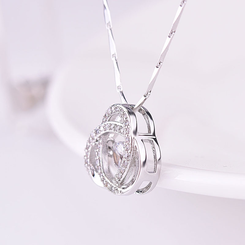 Goldkingdom Aksesoris Perhiasan Fashion Ready Stock Menari Liontin Tulang Selangka Rantai Kalung