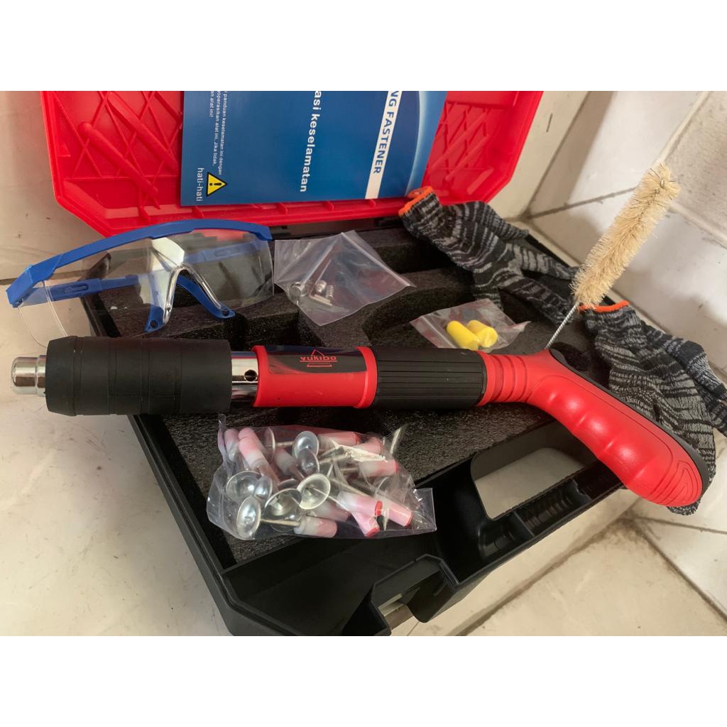 YUKIDO NAILS GUN SET / ALAT PEMAKU BETON 33CM Alat Mesin Tembak Paku Beton Fastening Gun Ramset Gun