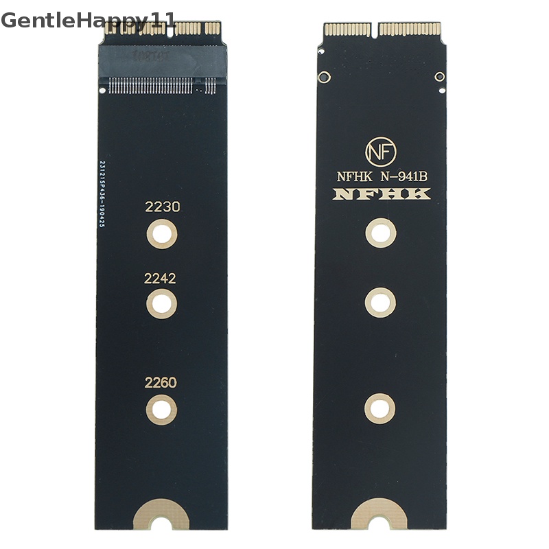 Gentlehappy NVMe PCIe M.2 NGFF SSD converter adapter card Untuk 20132014 2015 macbook air pro id