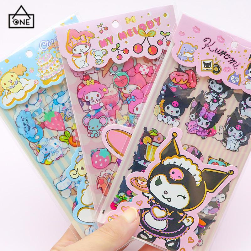 COD❤️4pcs Stiker Koromi Waterproof Kartun Untuk Jurnal Dekoratif Stiker-A.one