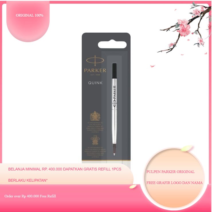 

Refill Parker RollerBall / Signpen Black F Blister