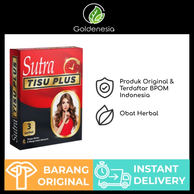 Sutra Tisu Plus Isi 3 Sachet - Sutra Tisu Magic - Goldenesia Official