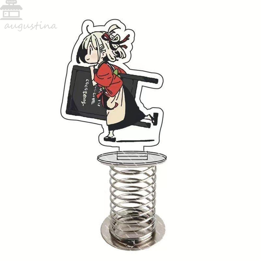 Agustina Liris Recoil Desk Decor Mainan Anak Nishikigi Chisato Ornamen Inoue Takina Model Plat