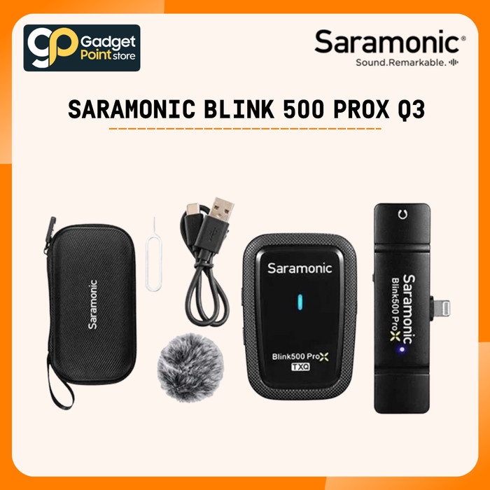 Saramonic Blink 500 ProX Q3 Microphone Wireless - Garansi Resmi 2 Tahun