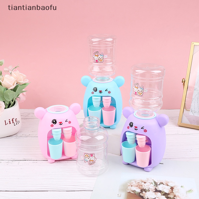 [tiantianbaofu] Dispenser Air Mini Untuk Mainan Anak Jus Air Minum Air Mancur Simulasi Butik