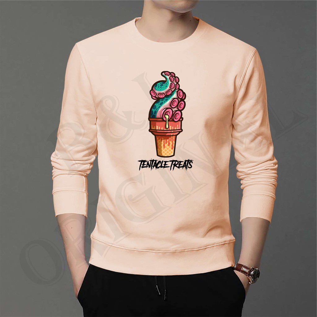 Bisa Bayar Di tempat/ BS//COD//BAJU KAOS TENTACLE//T-SHIRT TANGAN PANJANG//FASHION PRIA DAN WANITA//GOOD QUALITY