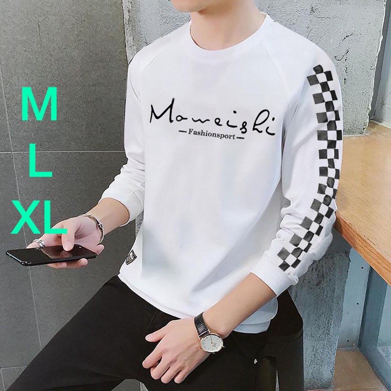 Bisa Bayar Di Tempat/ BS//COD//BAJU KAOS LENGAN PANJANG//MAWESHI//T-SHIRT DISTRO// FASHION PRIA// GOOD QUALITY