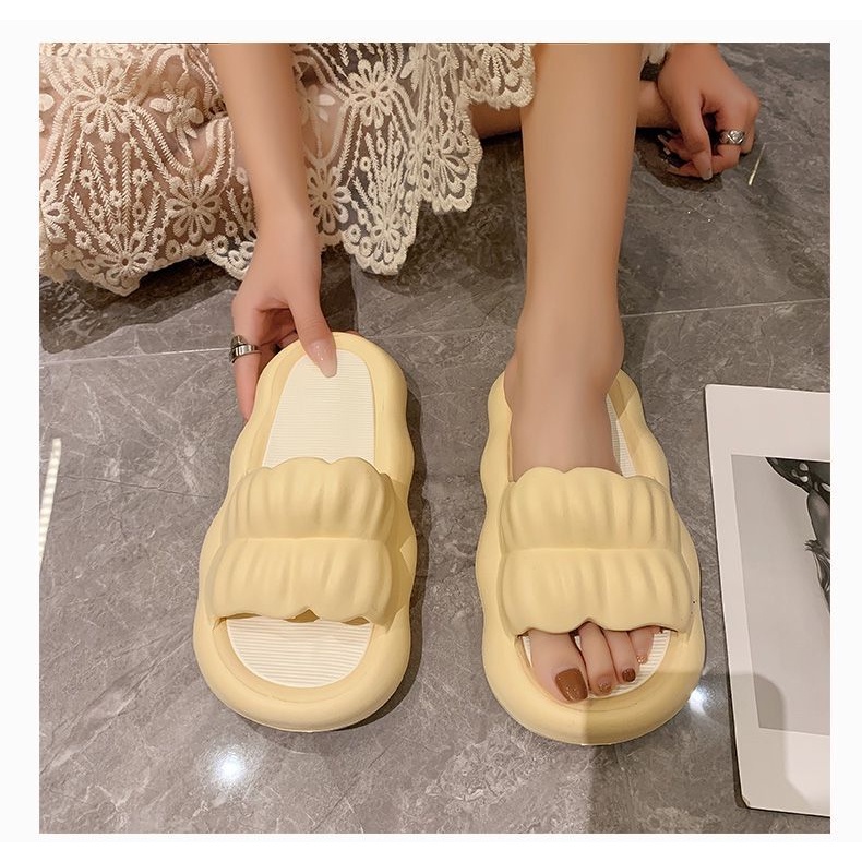 Sandal Slip On PVC CUTE Sendal Rumah Nyaman Slipper Korea Soft Rubber Non Slip Flip Flop Rumah Wanita Kekinian Selop Comfortable EVA 2328