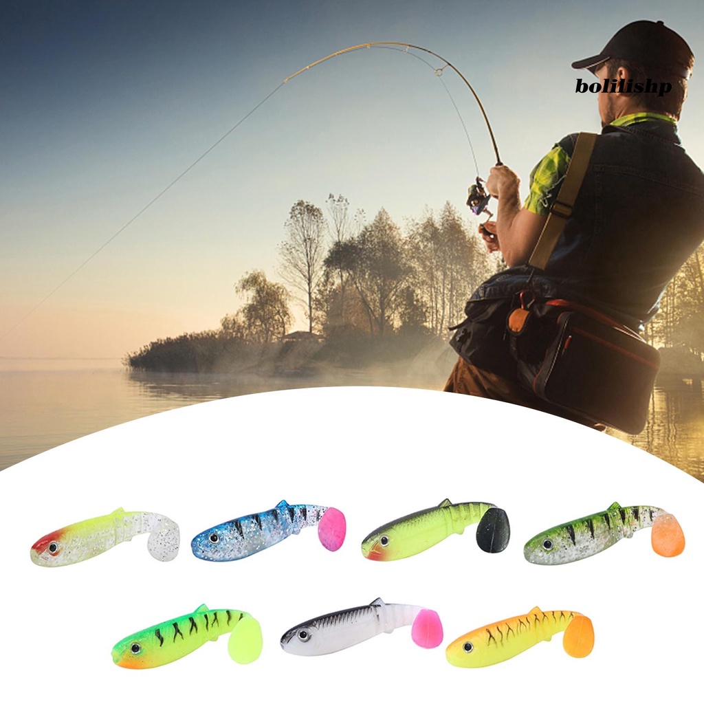 Bo-5pcs 9cm/5.8g Umpan Pancing Menggoda 3D Simulasi Fisheye Simulasi Realistis Angling Laut Memancing Umpan Lembut Memancing Luar Ruangan